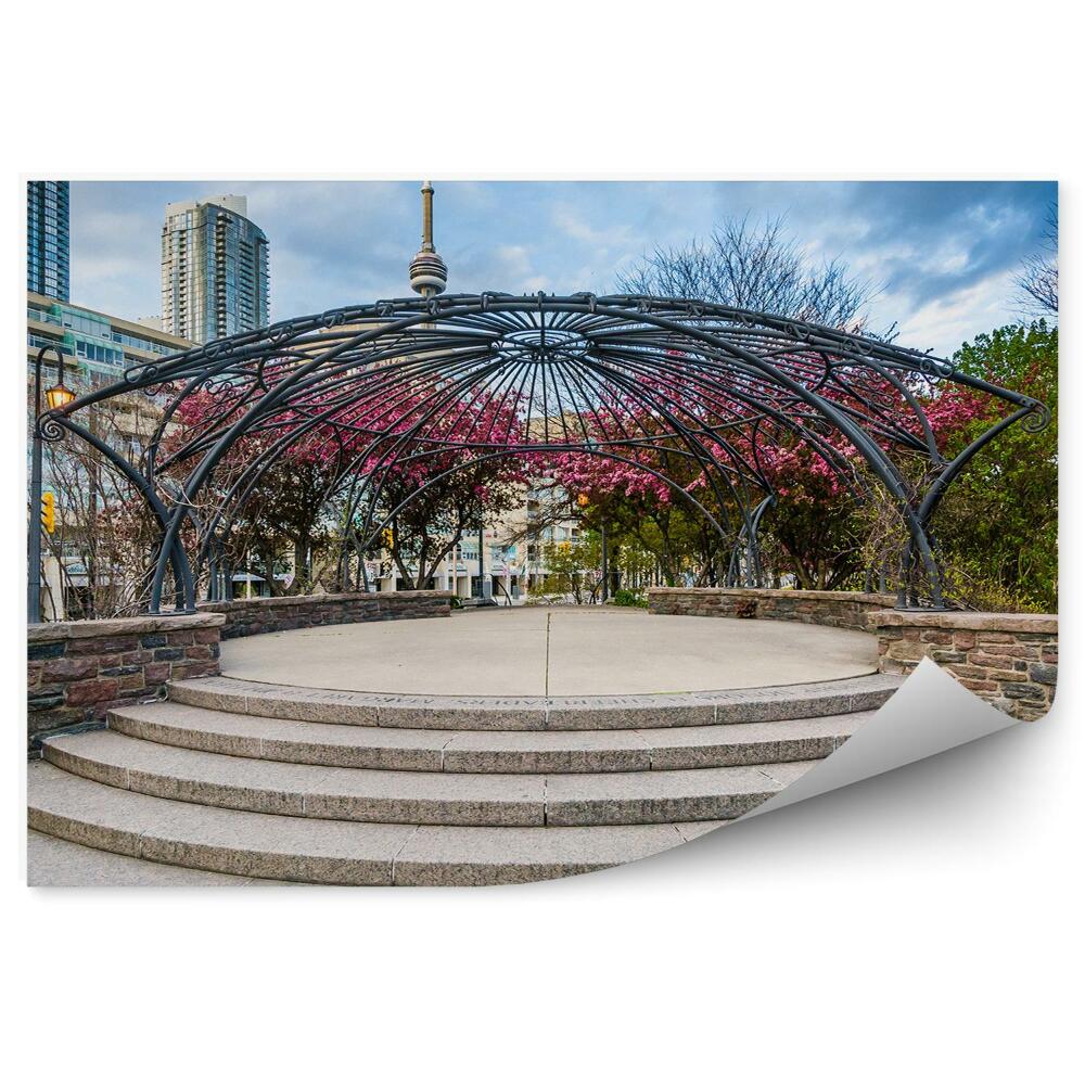 Okleina ścienna Toronto ogród natura architektura