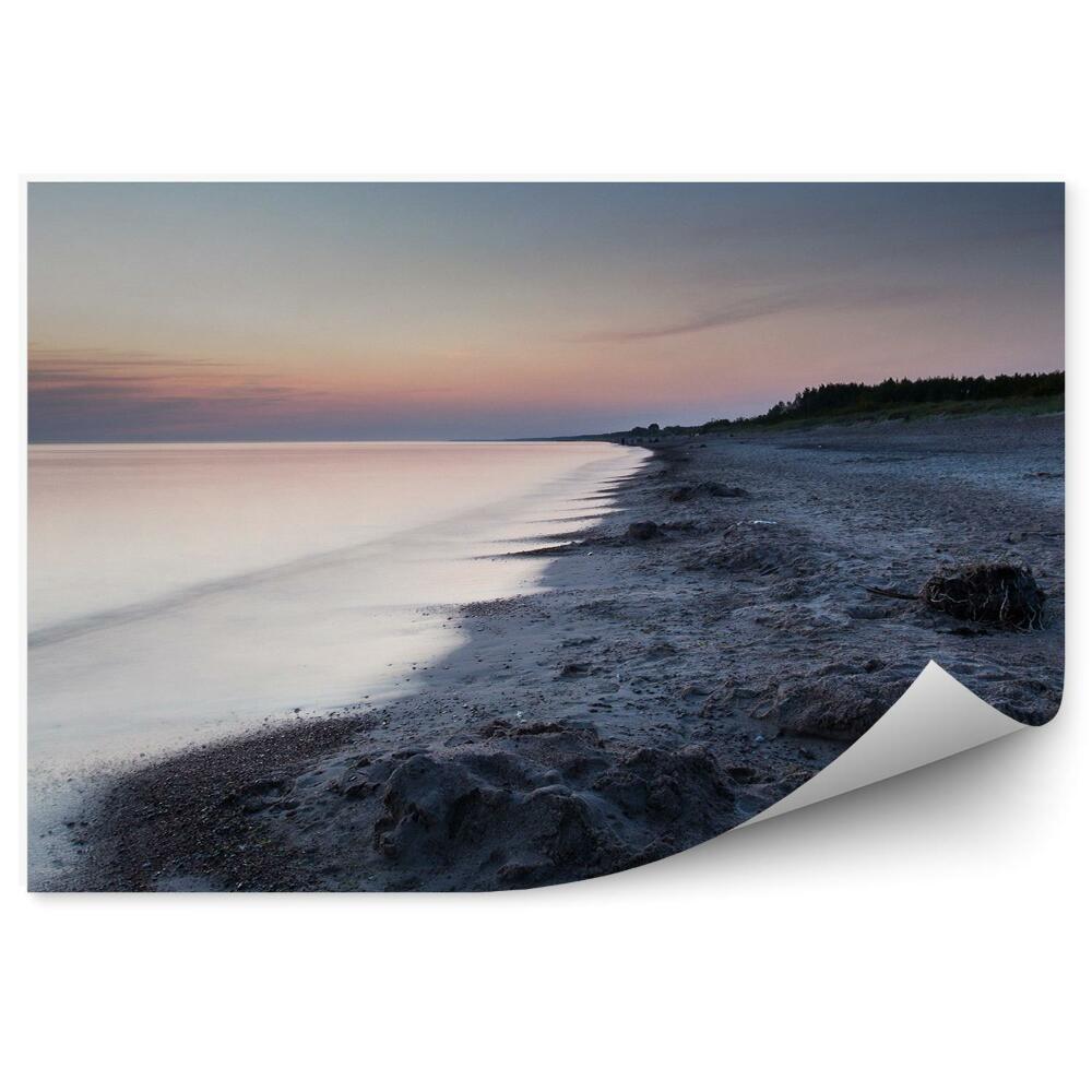 Okleina na ścianę Plaża piasek morze Bałtyckie