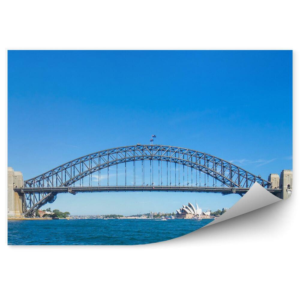 Fototapeta samoprzylepna Sydney harbor bridge most woda