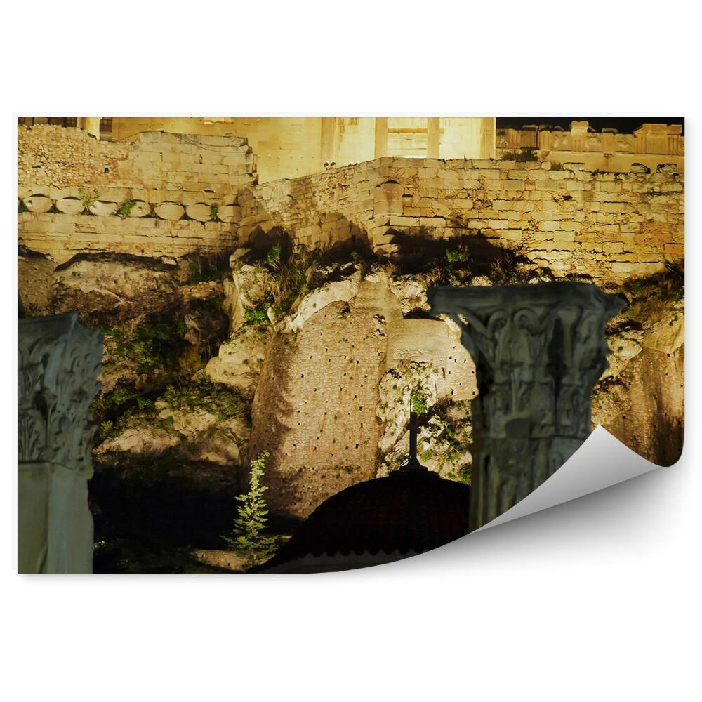 Okleina na ścianę Akropolu Ateny Grecja świątynia Erechtejon