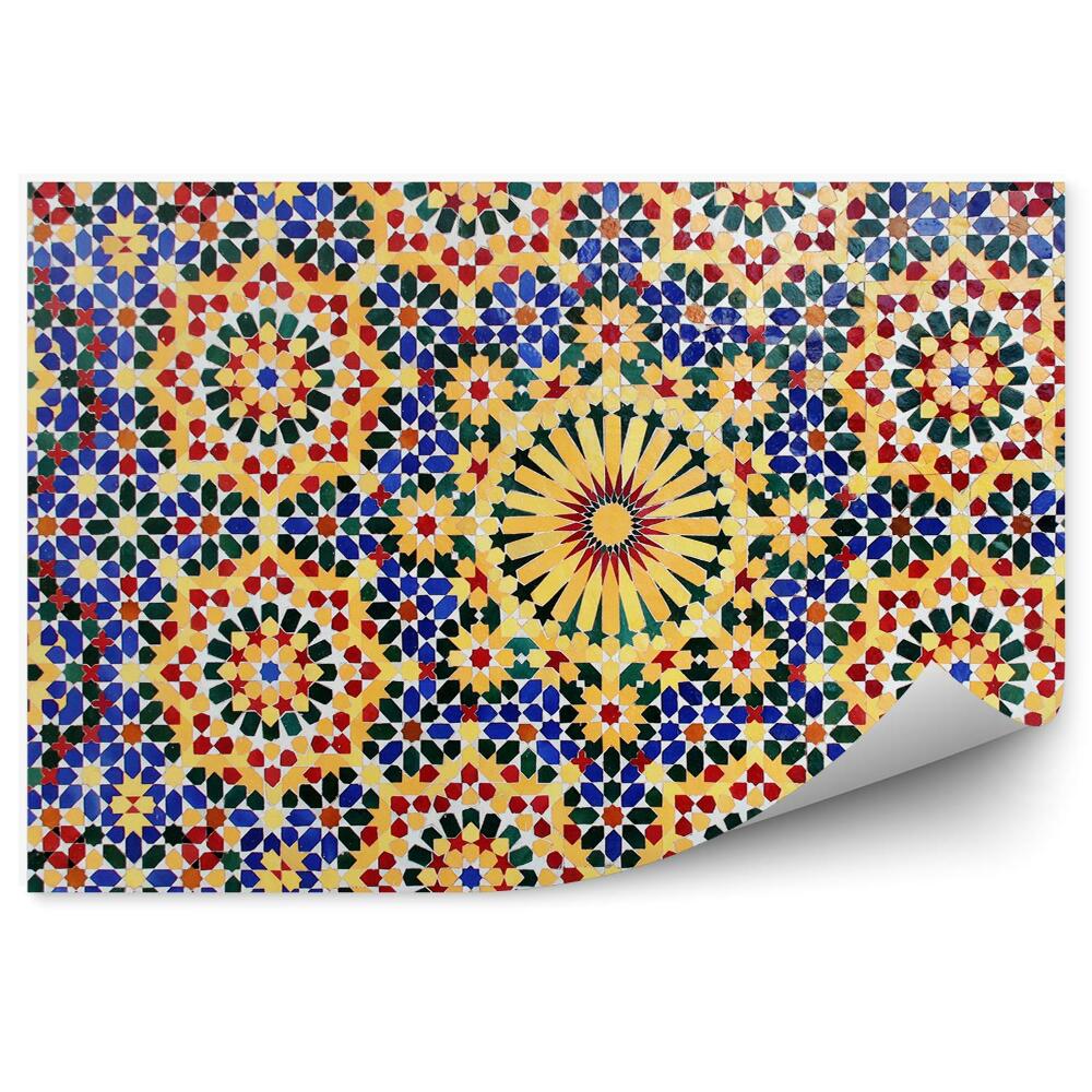 Okleina ścienna Mozaika marokańska wielokolorowa