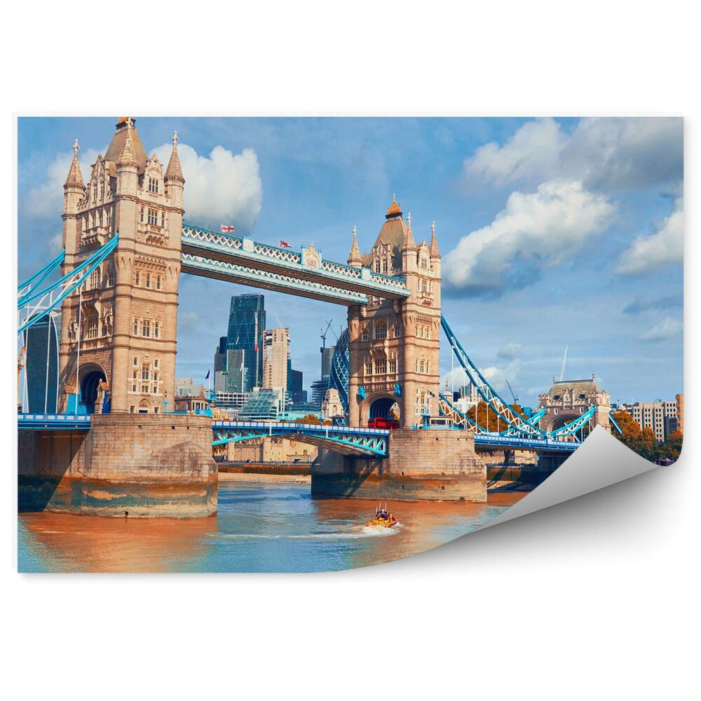 Okleina na ścianę Jesienny słoneczny londyn słynny most nad rzeką