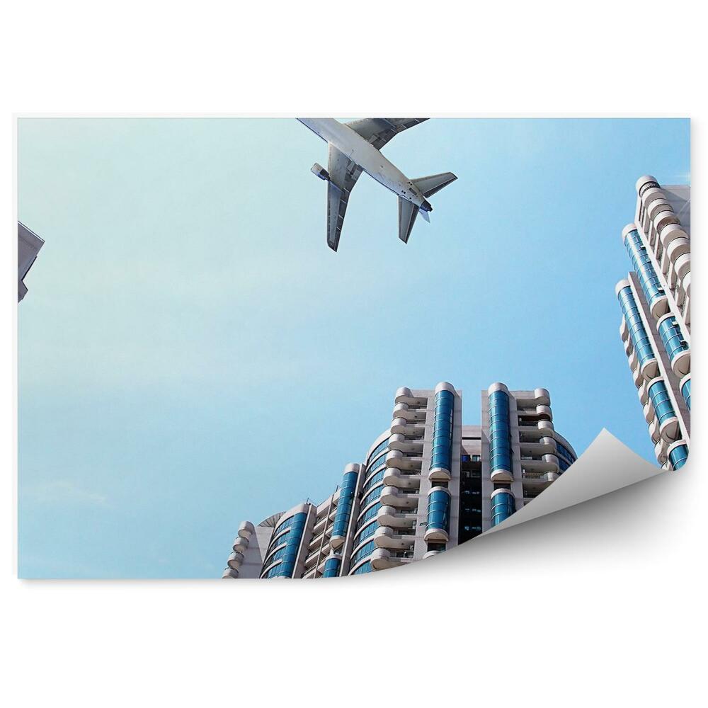 Fotopeta Miasto budynki perspektywa samolot