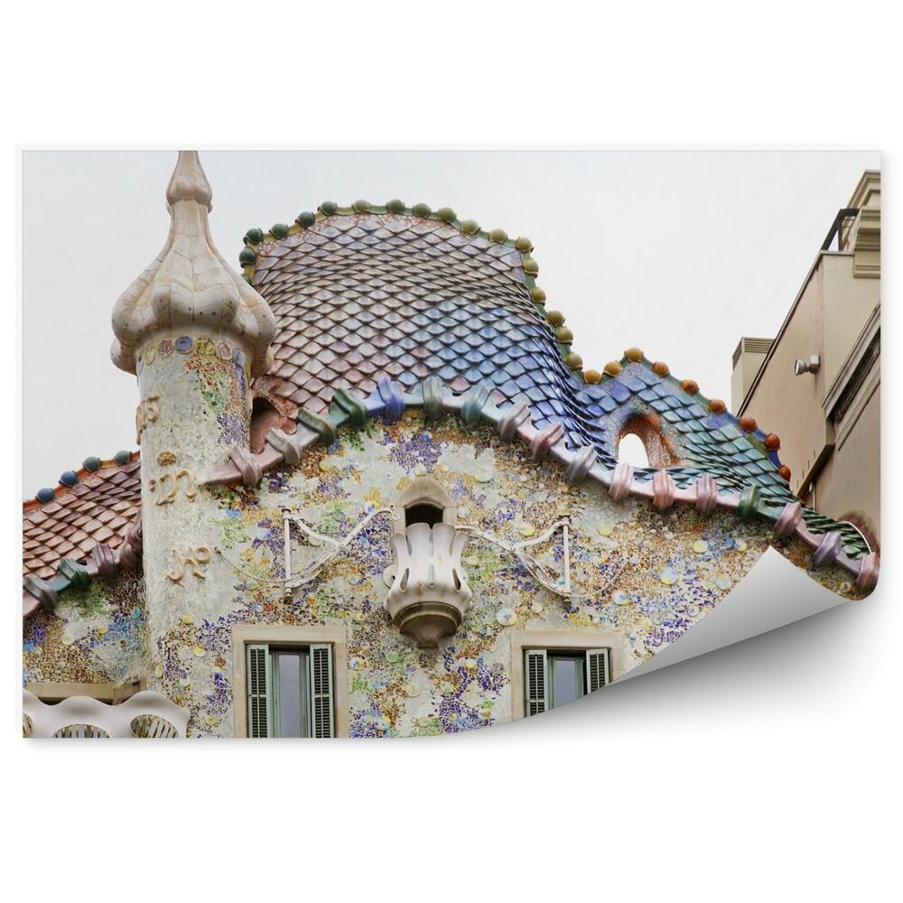 Fototapeta Barcelona kolorowa architektura
