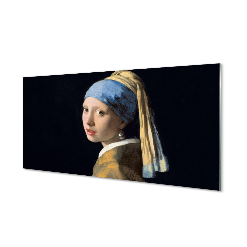 Obraz na szkle Johannes Vermeer - Dziewczyna z perłą