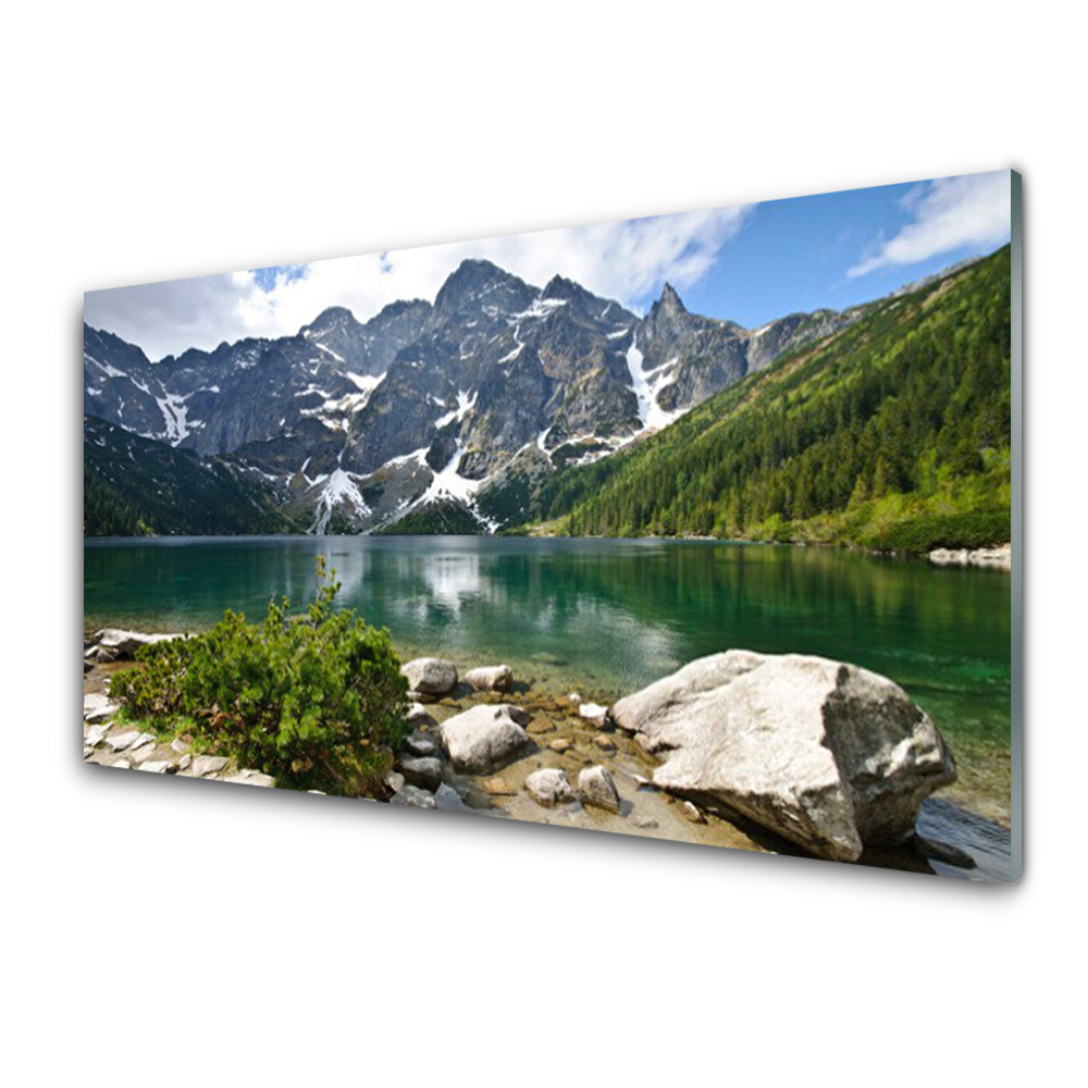 Obraz Szklany Jezioro w górach