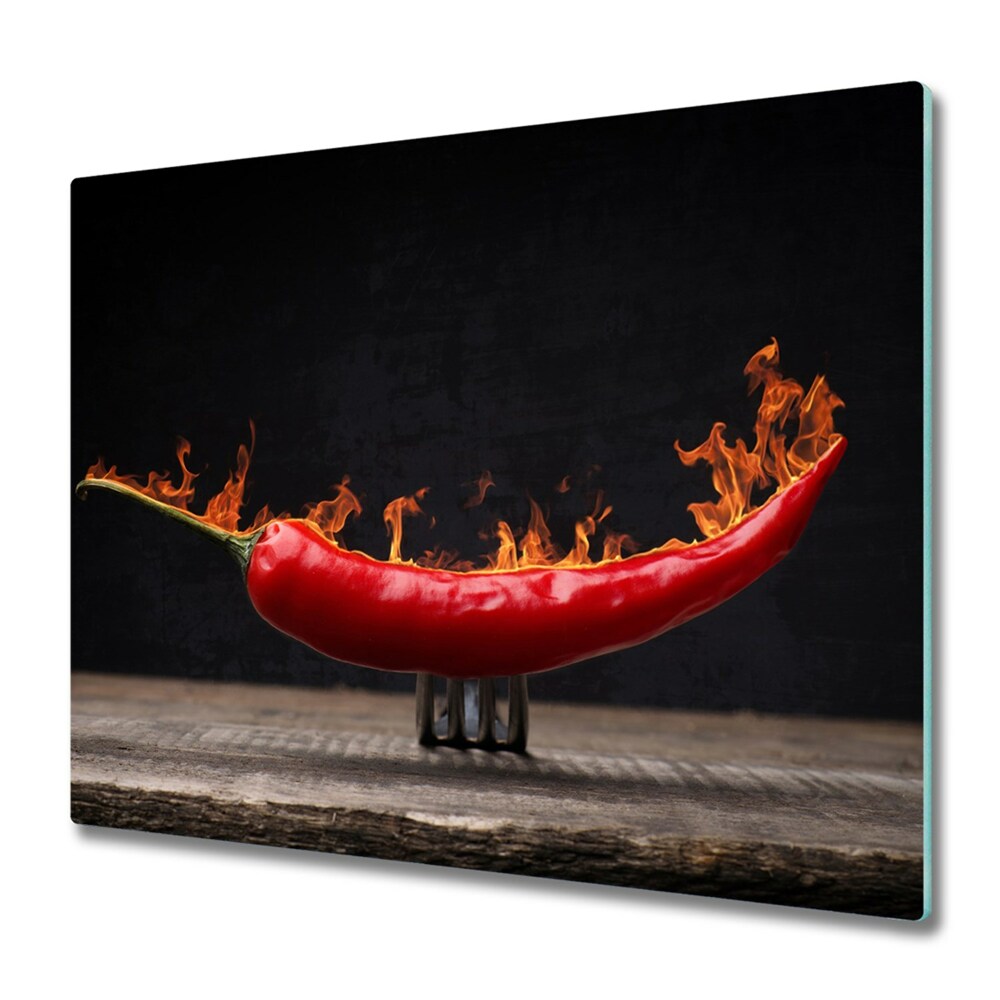 Deska kuchenna Płonące chilli