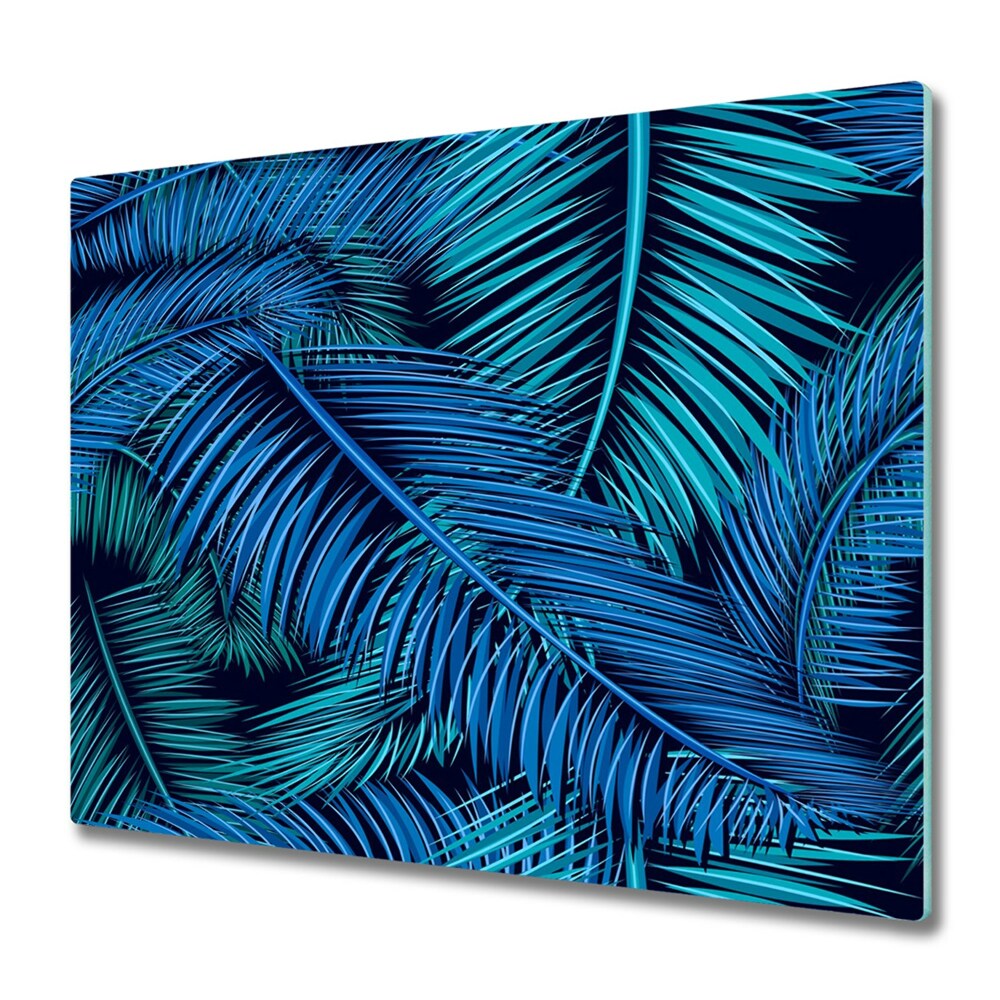 Deska kuchenna Niebieskie liście palmy