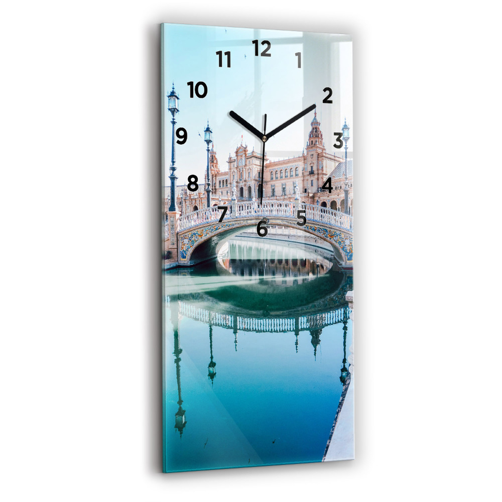 Zegar szklany 30x60 Plac Hiszpański w Sevilli