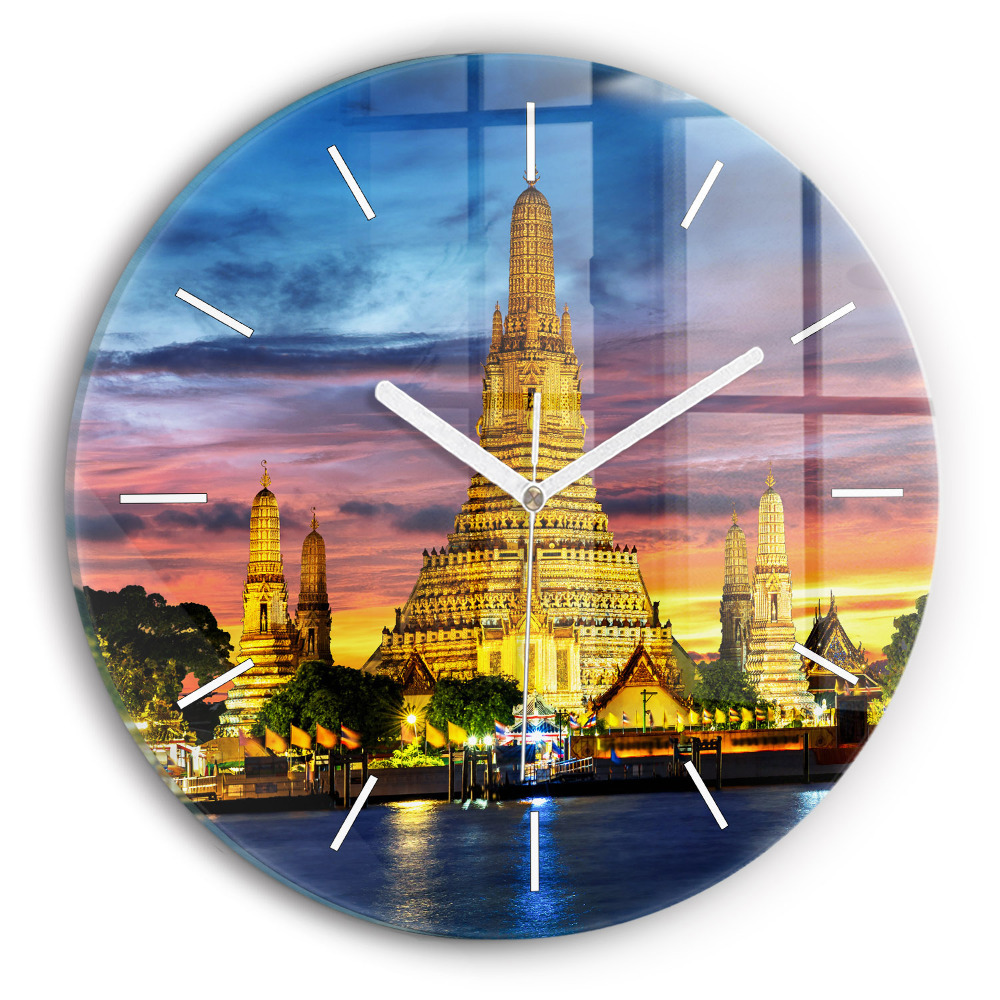 Zegar szklany fi30 Świątynia w Bangkoku
