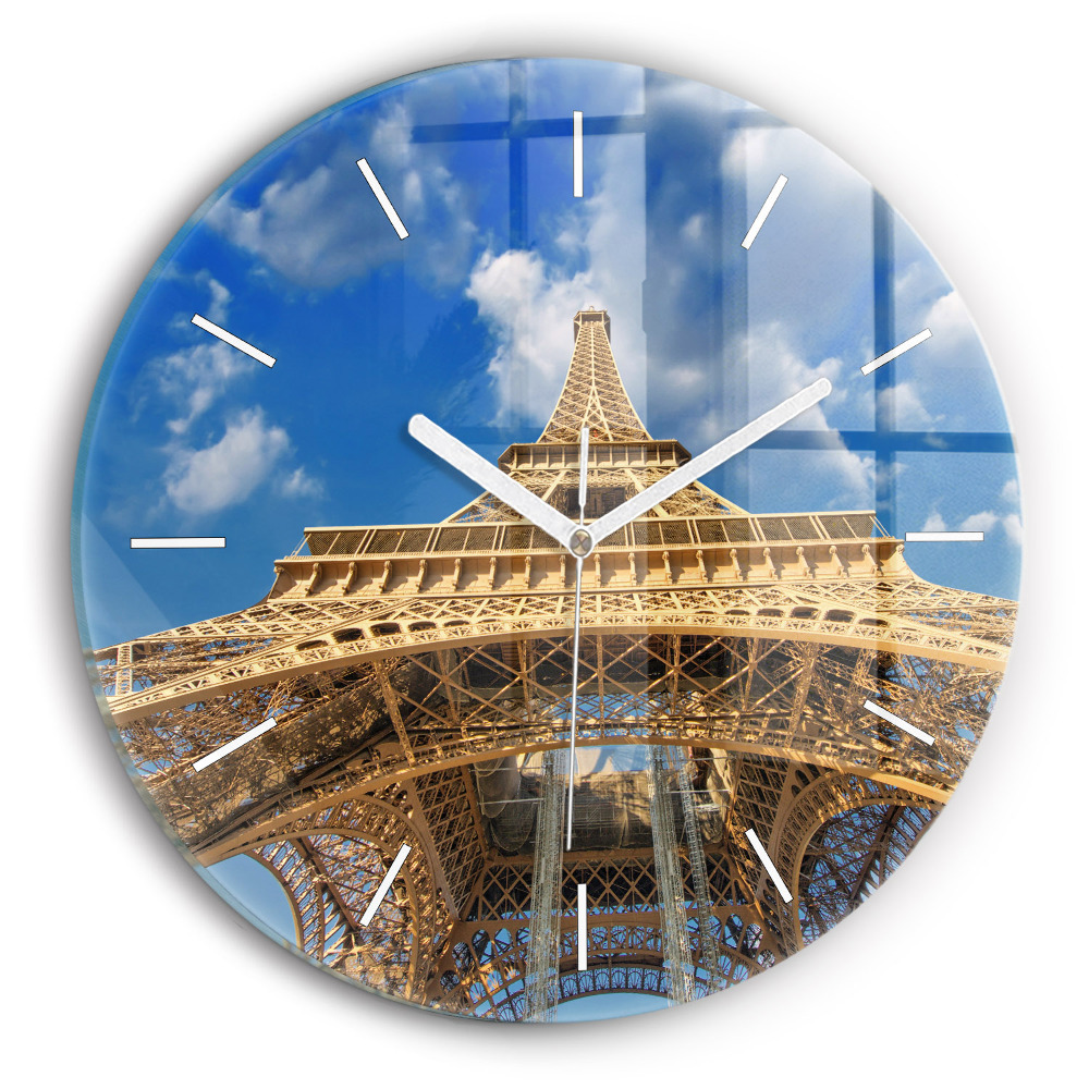 Zegar szklany fi30 Francja Wieża Eiffla