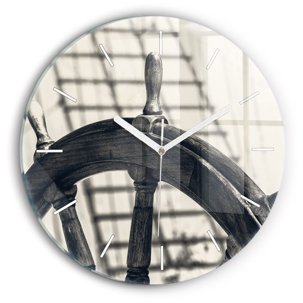 Zegar szklany fi30 Starożytny statek