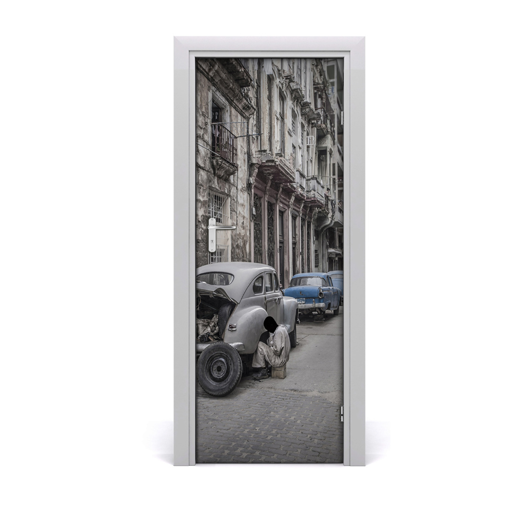 Fototapeta samoprzylepna na drzwi Ulica w Hawanie