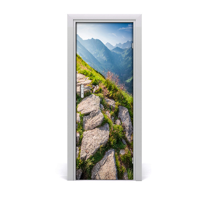 Naklejka na drzwi samoprzylepna Górski szlak