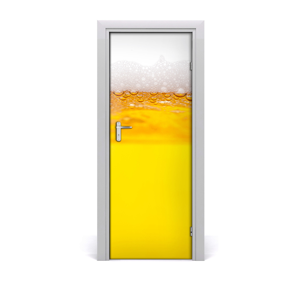 Naklejka fototapeta na drzwi Złote piwo