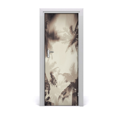 Nalepka Naklejka fototapeta na drzwi Palmy