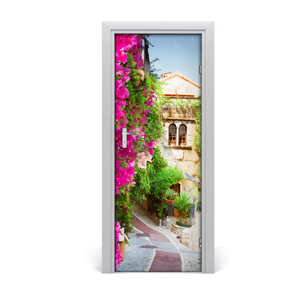 Fototapeta samoprzylepna drzwi Prowansja Francja kwiaty