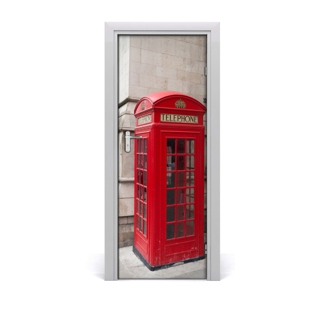 Fototapeta samoprzylepna na drzwi Londyn czerwona budka
