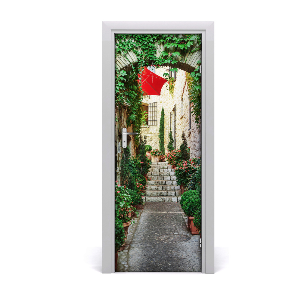 Fototapeta samoprzylepna na drzwi Zielone uliczki we Francji