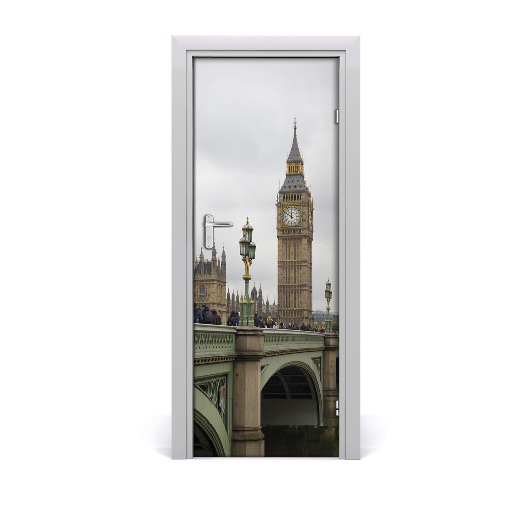 Fototapeta samoprzylepna na drzwi Big Ben Londyn most