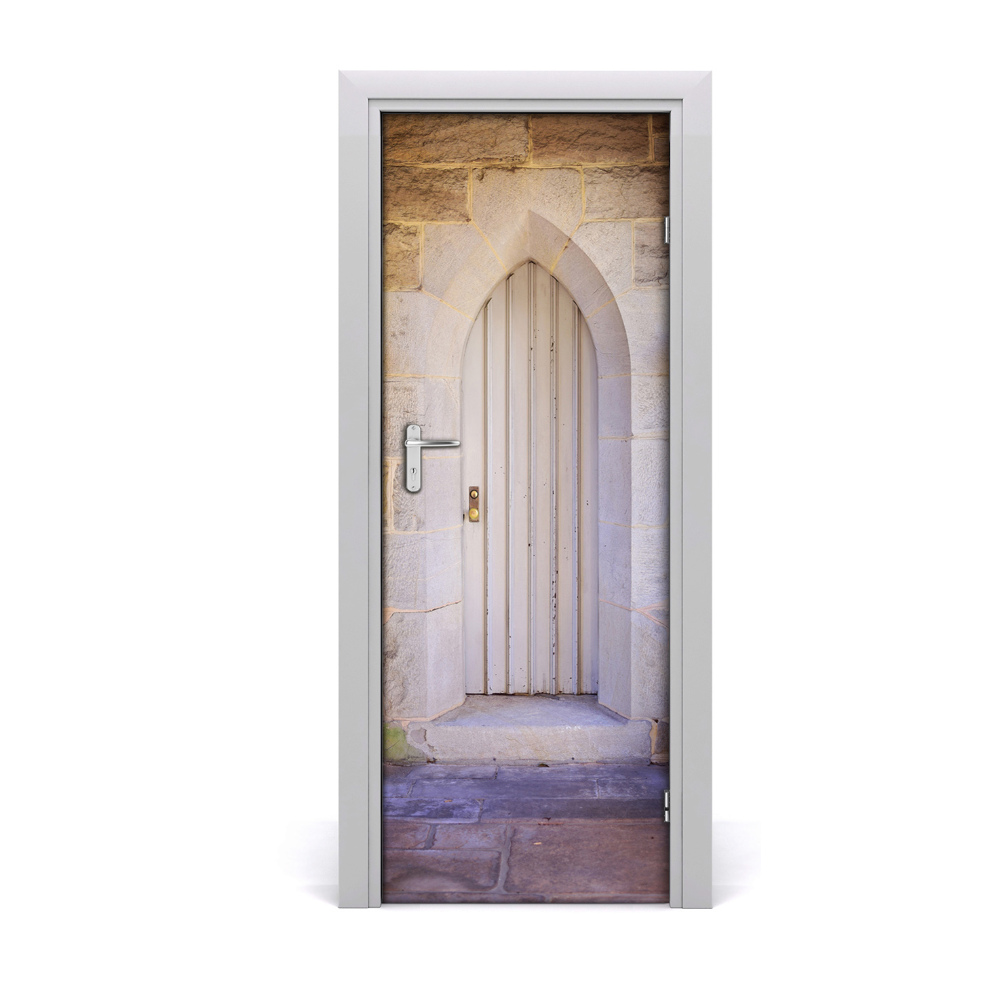 Fototapeta samoprzylepna na drzwi Beżowe drzwi