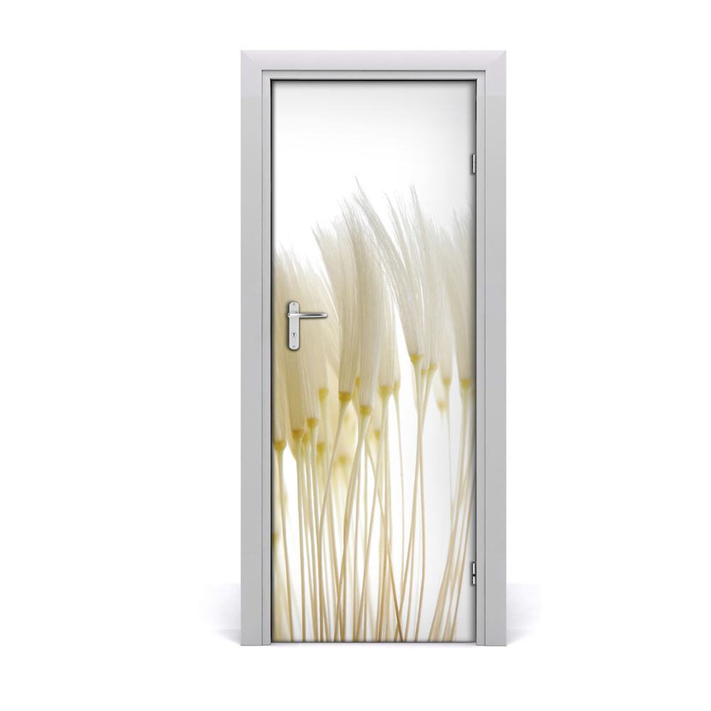 Nalepka Naklejka fototapeta na drzwi Białe nasiona