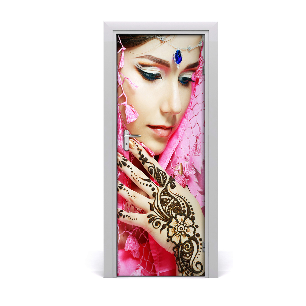 Naklejka fototapeta na drzwi Hinduska