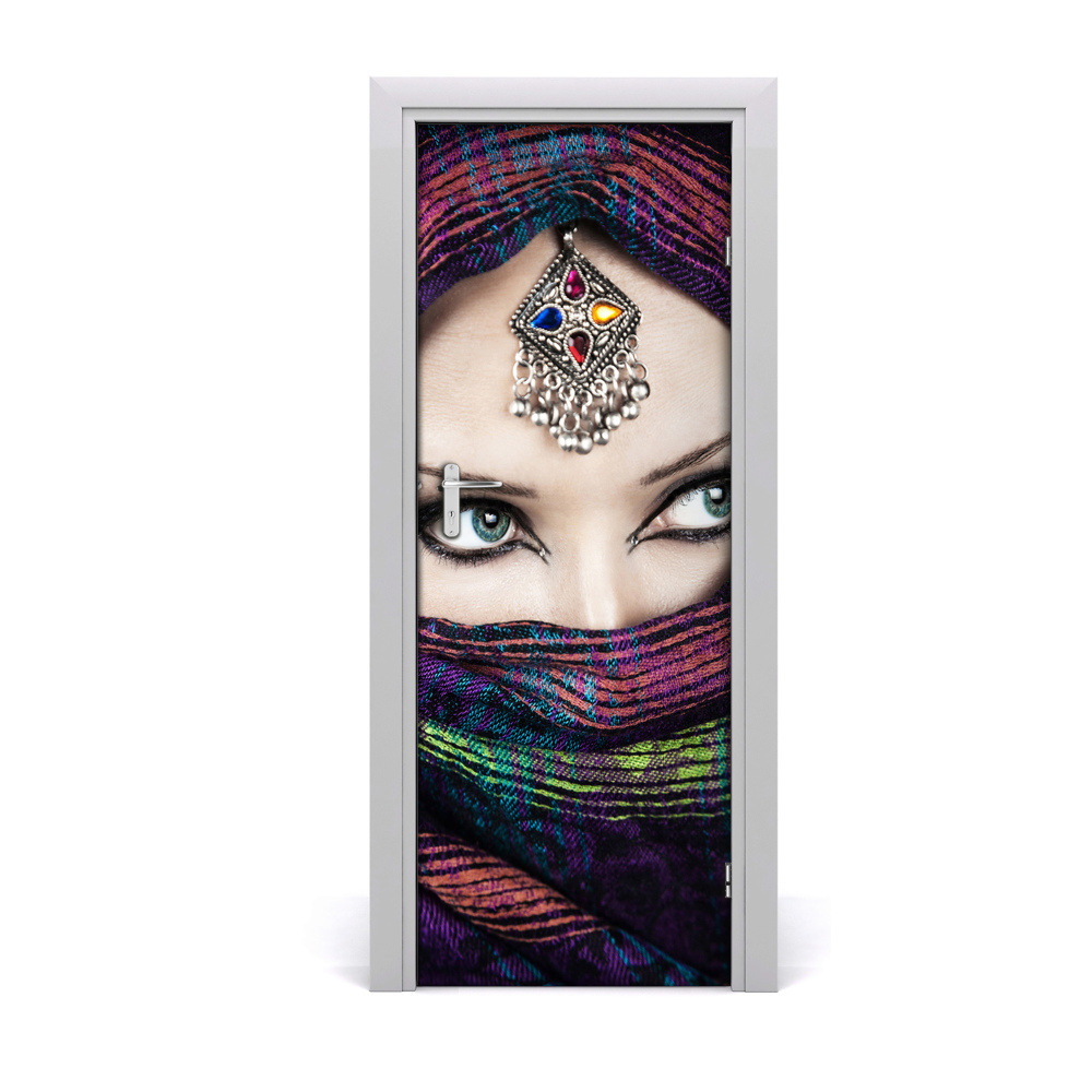 Naklejka fototapeta na drzwi Kobieta Hinduska