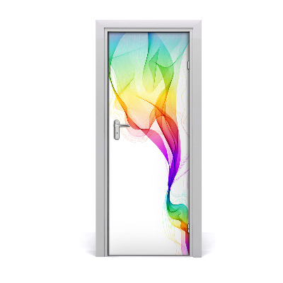 Naklejka samoprzylepna na drzwi Kolorowa abstrakcja