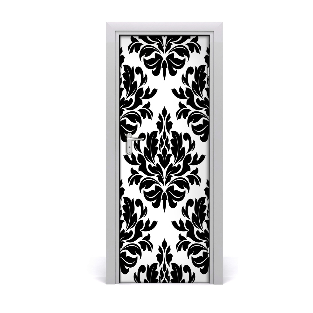 Naklejka fototapeta na drzwi Ornamenty na białym tle