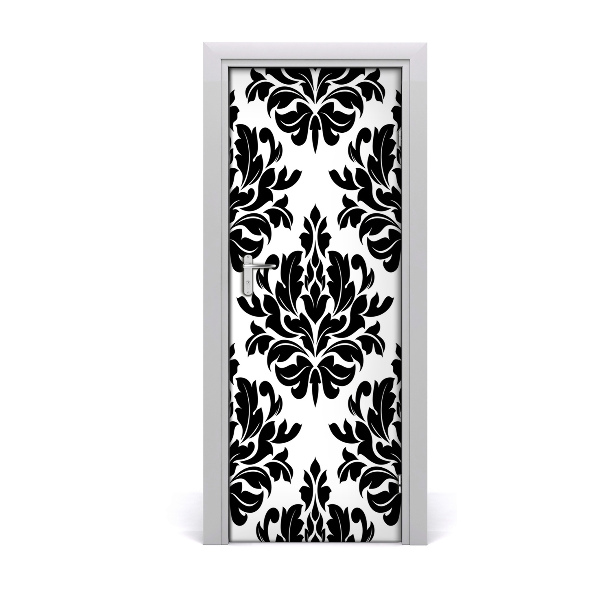 Naklejka fototapeta na drzwi Ornamenty na białym tle