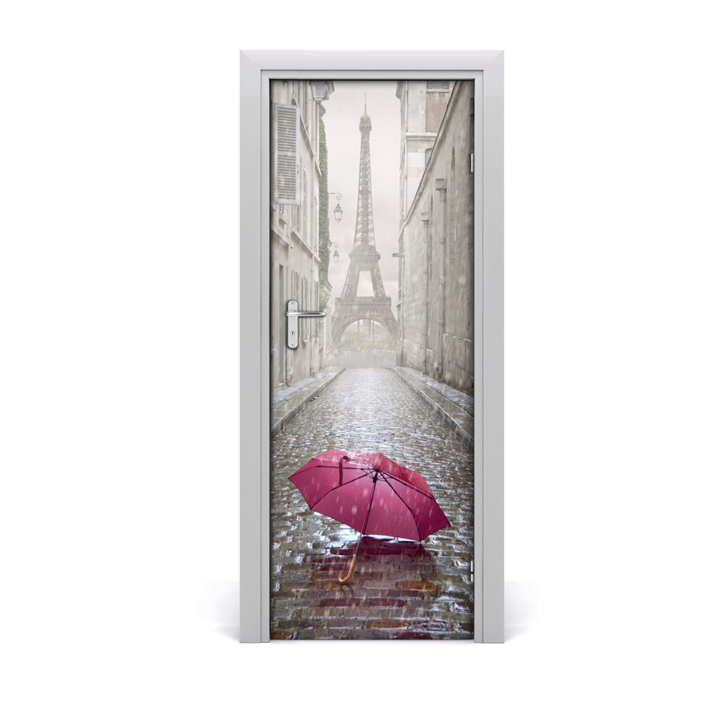 Fototapeta samoprzylepna na drzwi Parasol w deszczu Francja
