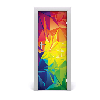 Naklejka samoprzylepna na drzwi Kolorowe tło