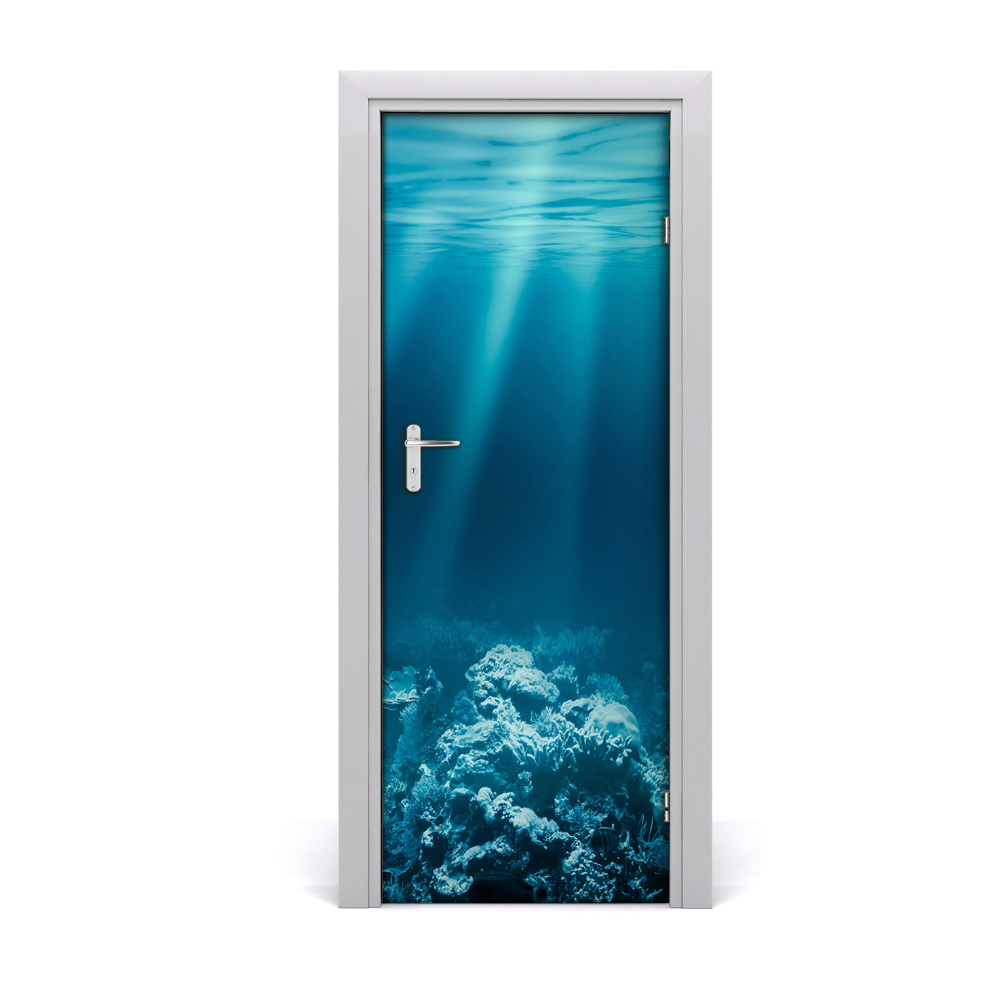 Naklejka fototapeta na drzwi Świat pod wodą