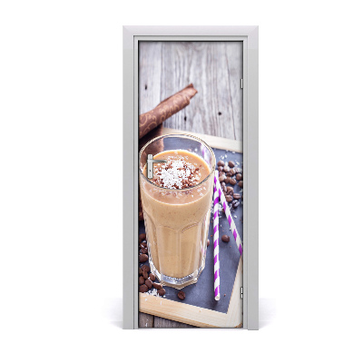 Naklejka na drzwi samoprzylepna Zimna czekolada