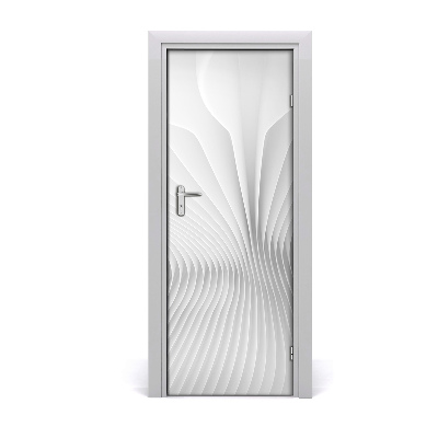 Naklejka samoprzylepna na drzwi Abstrakcja linie