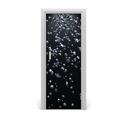 Naklejka samoprzylepna na drzwi Abstrakcja 3D