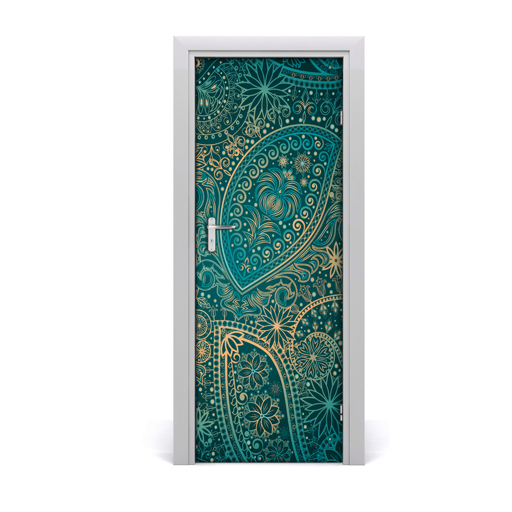 Naklejka fototapeta na drzwi Nieregularne ornamenty tło