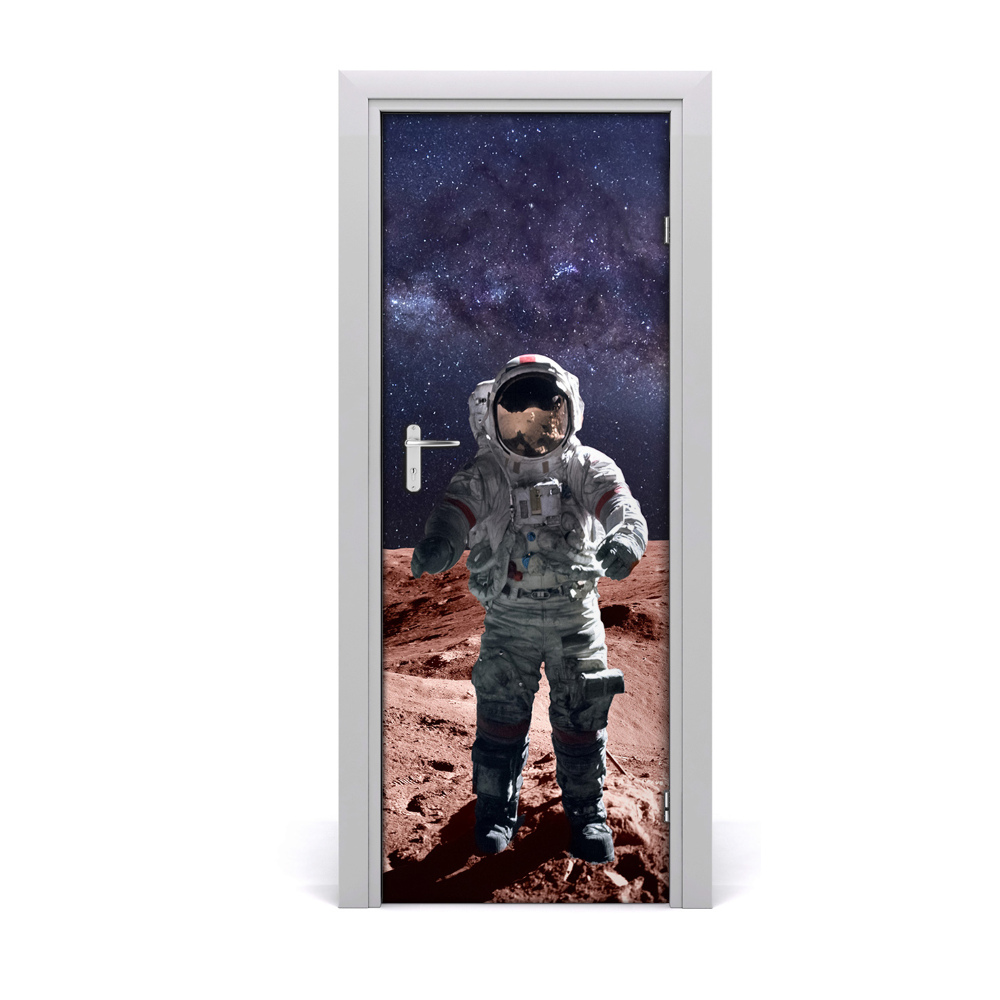 Fototapeta samoprzylepna na drzwi Astronauta na tle nieba