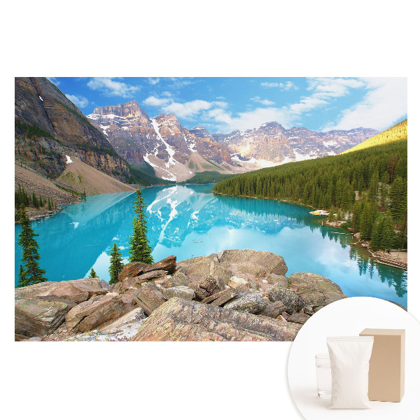 Fototapeta flizelinowa Górska panorama jeziora