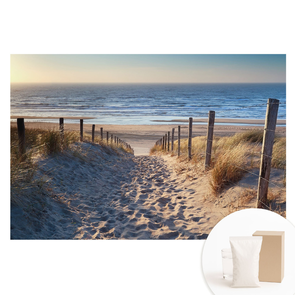 Duża fototapeta na ścianę Ścieżka przez wydmy do morza