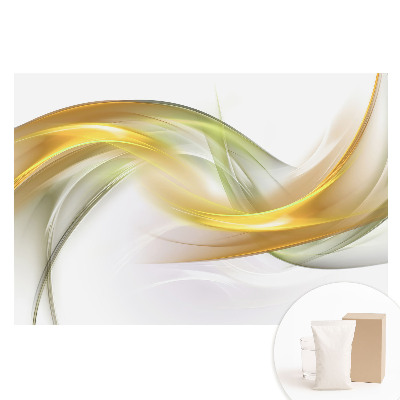 Fototapeta flizelinowa z nadrukiem Subtelne, faliste linie w delikatnych odcieniach