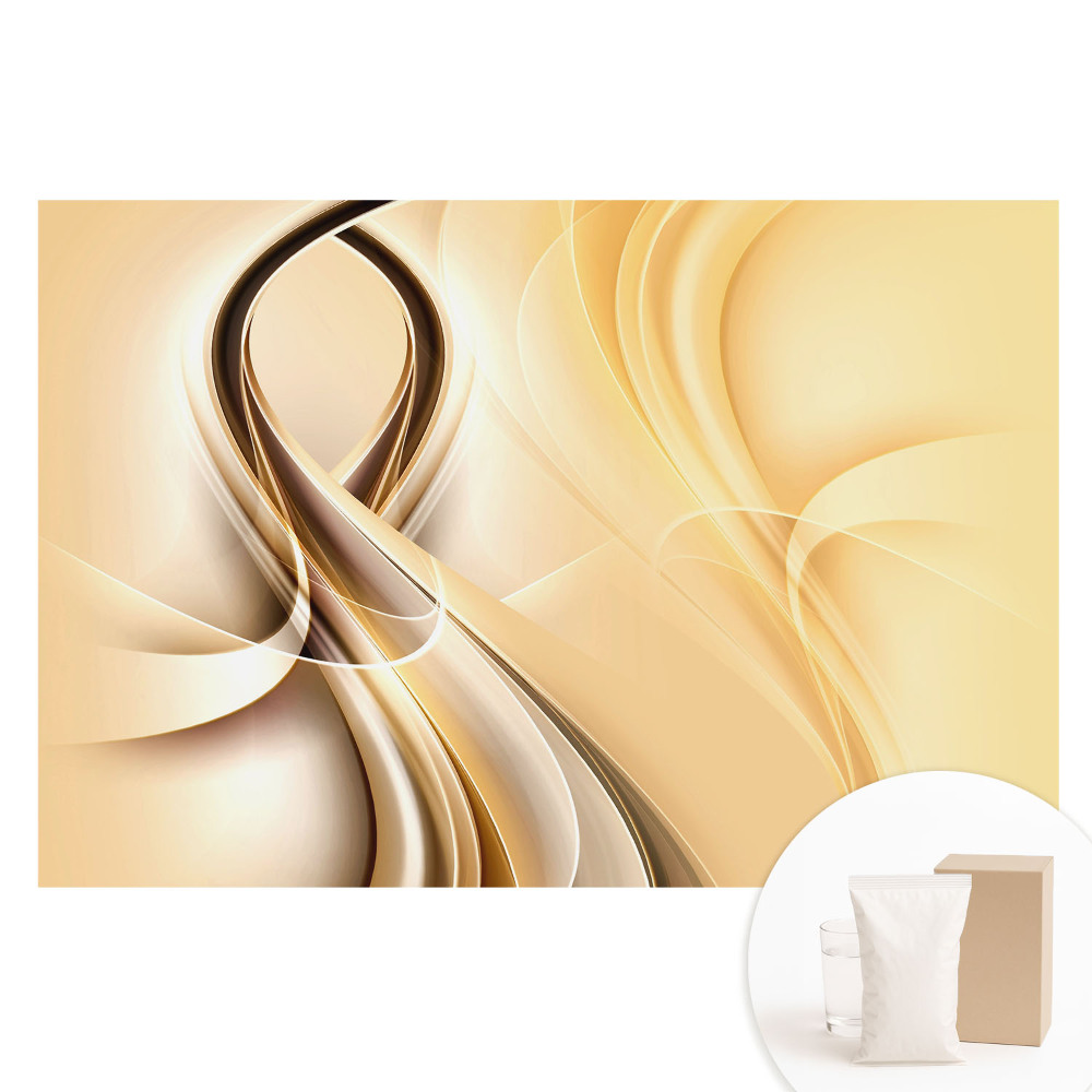 Fototapeta z nadrukiem na flizelinie Elegancka abstrakcja w ciepłych odcieniach