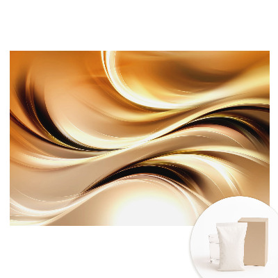 Fototapeta z nadrukiem na flizelinie Dynamiczna abstrakcja pełna ciepłych tonów