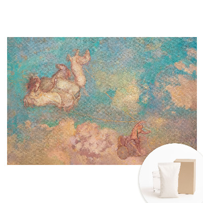 Fototapeta na flizelinie Fantazyjne konie na tle chmur