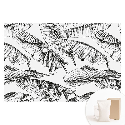 Fototapeta z nadrukiem na flizelinie Klasyczne liście bananowca