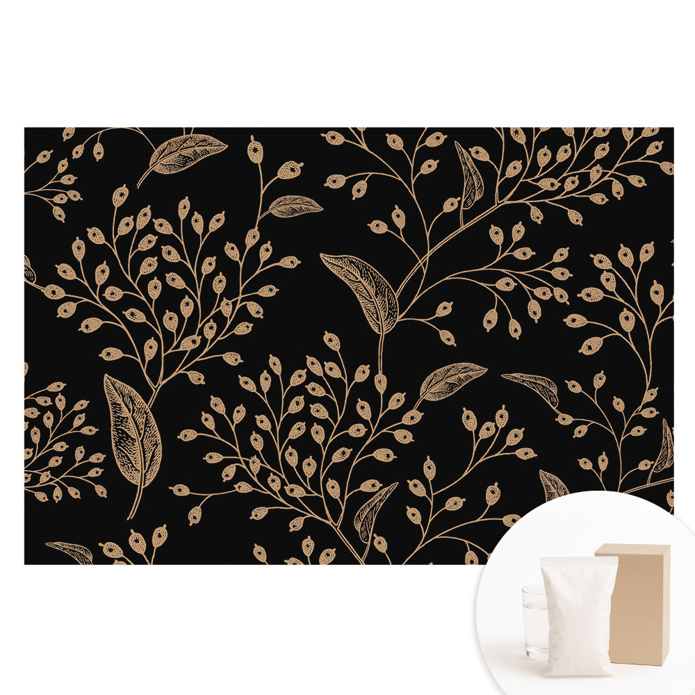 Duża fototapeta na ścianę Roślinny klasyczny wzór