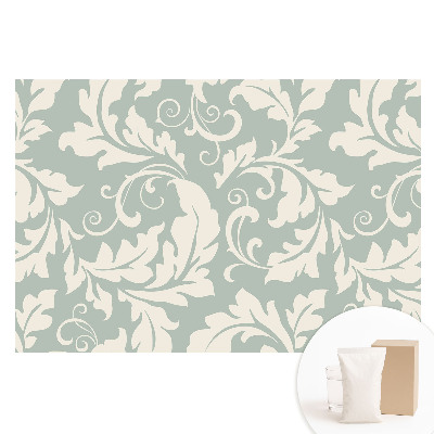 Tapeta fotograficzna flizelinowa Stylowe liście na jasnym tle