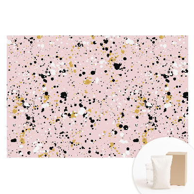 Tapeta fotograficzna na flizelinie Abstrakcyjne plamy na różowym tle