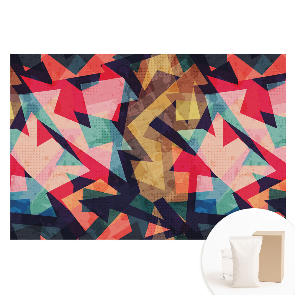 Fototapeta na flizelinie Abstrakcyjna mozaika żywych kolorów